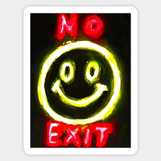 No Exit Sticker